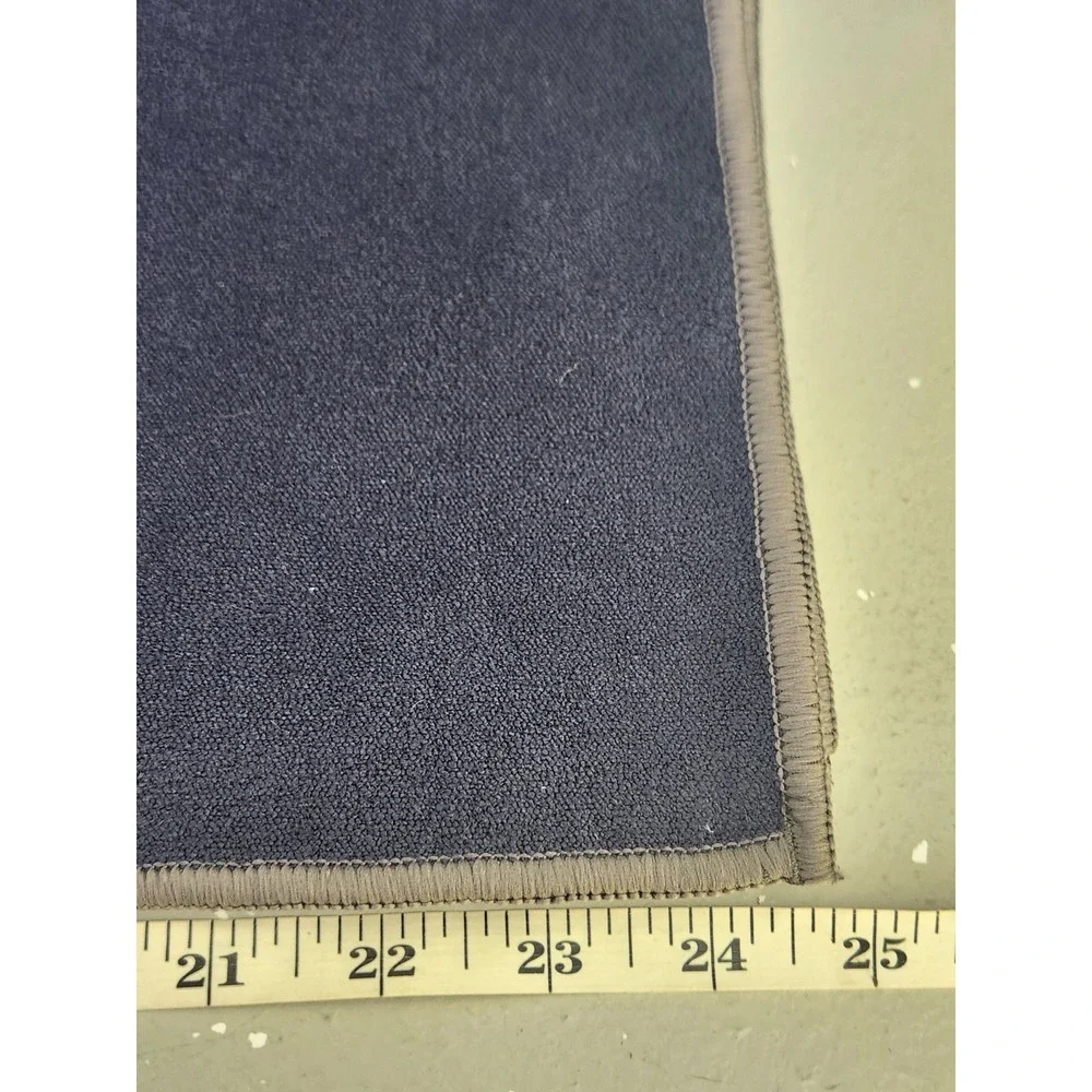 Manduka Yogitoes Hot Yoga Mat Towel Unisex 24in Navy Blue  Skidless Grip
